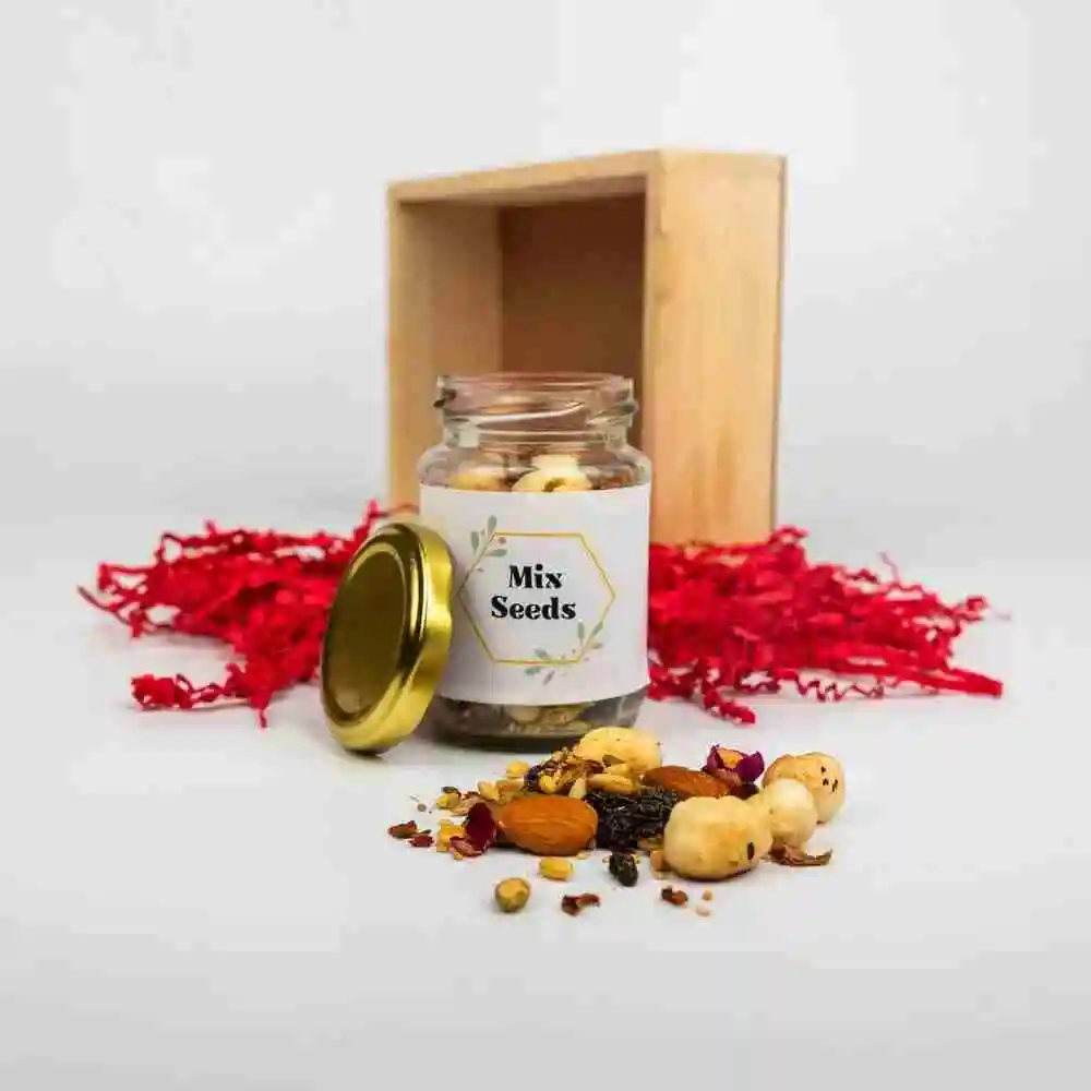 Premium mixed seeds gift box for health enthusiasts